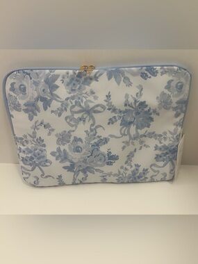 LoveShackFancy Blue Damask Laptop Case